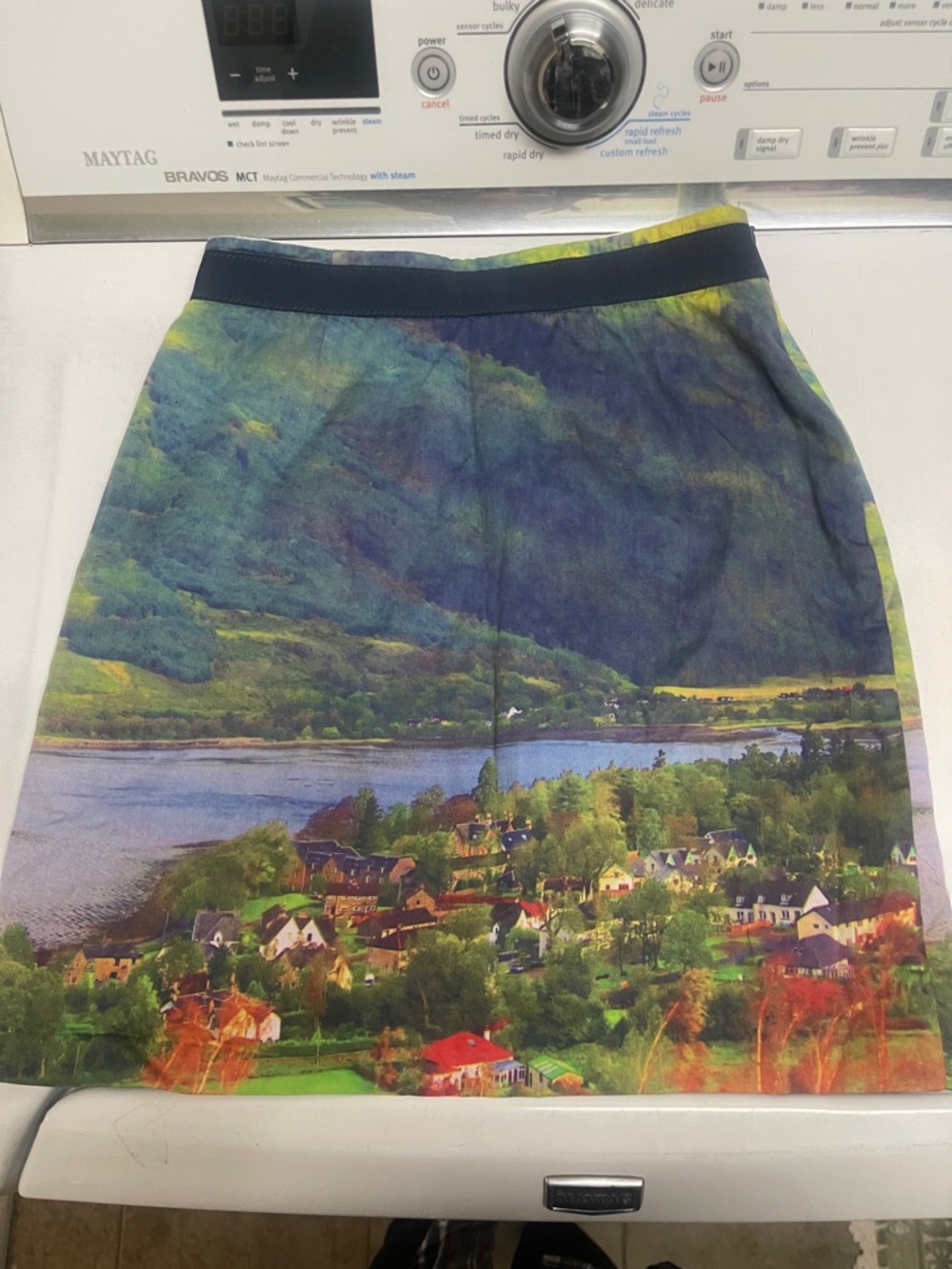 Anthropologie Meadow Rue Photorealism Skirt size 0